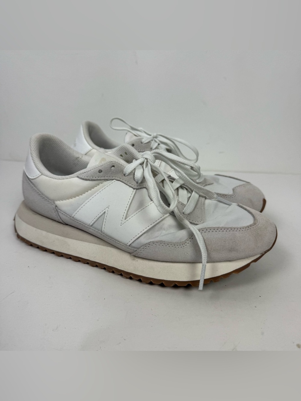 New Balance 237 White Cream Sneakers Sporty Athletic